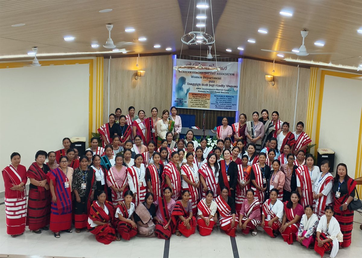 Delegates from the Western Rengma Baptist Association Women Department at the awareness program