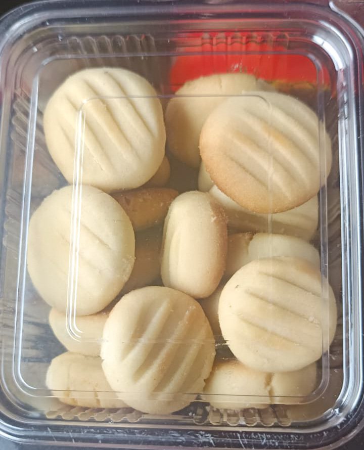 Packaged cookies from the food processing training